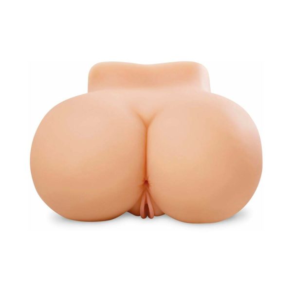 PDX Fuck Me Silly Petite Dual-Entry Masturbator Beige - Image 2