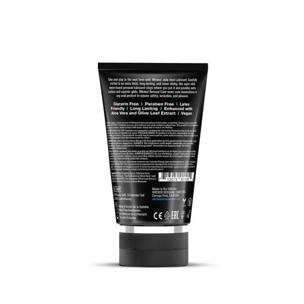 Wicked Jelle Water-Based Anal Lubricant 4 oz. - Image 2
