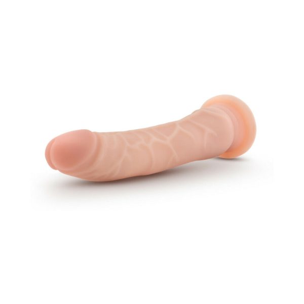 Au Naturel Mr. Slim 9.25 in. Posable Dual Density Dildo Beige - Image 4