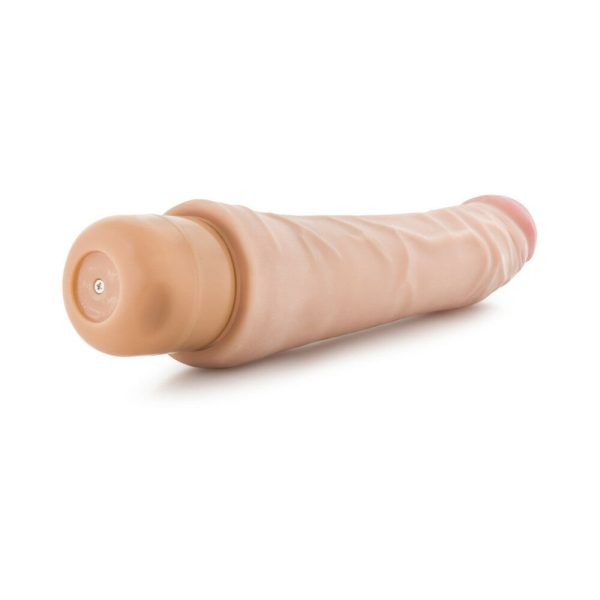 X5 Plus Mambo Vibe Realistic 9.25 in. Vibrating Dildo Beige - Image 5