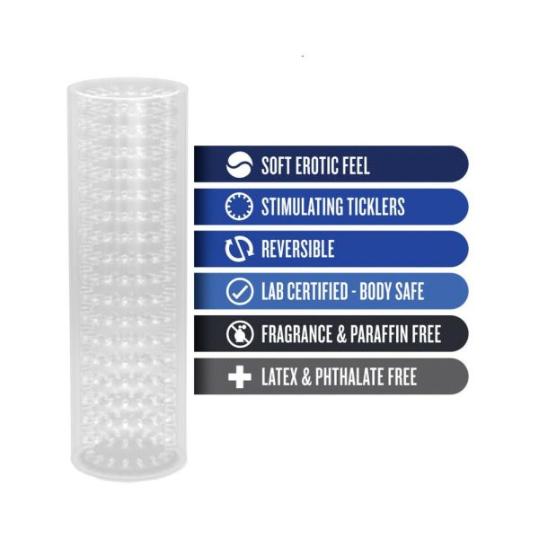 M for Men Stroke Sleeve Reversible Stroker Clear - Image 4