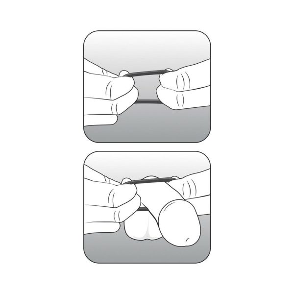 Performance VS1 Pure Premium Silicone Cockrings 3-Pack Medium Black - Image 7