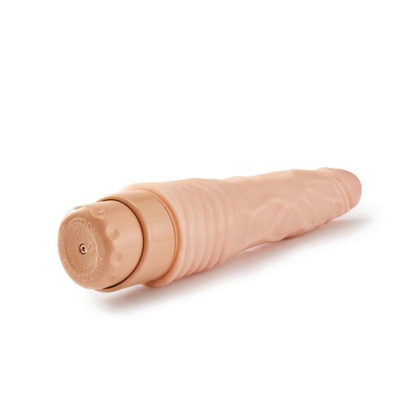 Dr. Skin Cock Vibe 2 Realistic 9 in. Vibrating Dildo Beige - Image 6