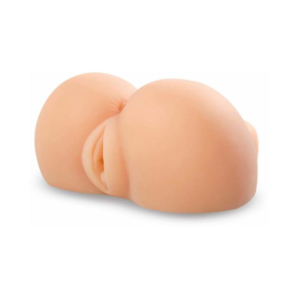 PDX Nasty Nympho Dual-Entry Masturbator Beige - Image 3