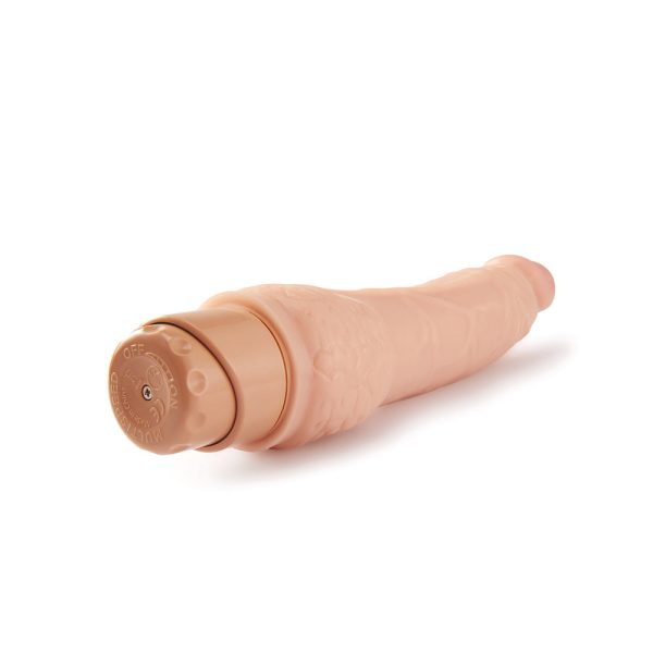 Dr. Skin Cock Vibe 7 Realistic 8.5 in. Vibrating Dildo Beige - Image 6
