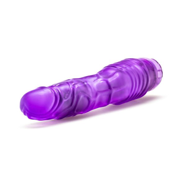 B Yours Vibe 2 Realistic 9 in. Vibrating Dildo Purple - Image 4