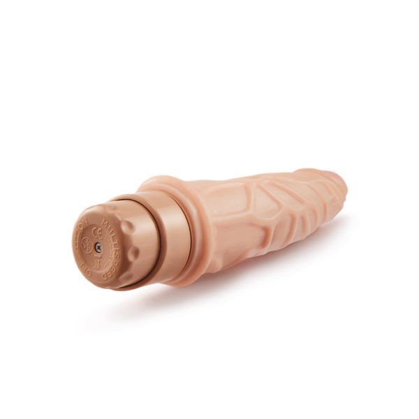 Dr. Skin Cock Vibe 3 Realistic 7.25 in. Vibrating Dildo Beige - Image 6