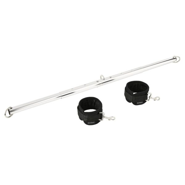 Sportsheets Expandable Spreader Bar & Cuffs Set Black - Image 5