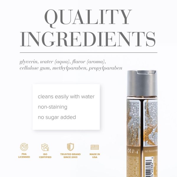 JO H2O Vanilla Cream Flavored Water-Based Lubricant 4 oz. - Image 2