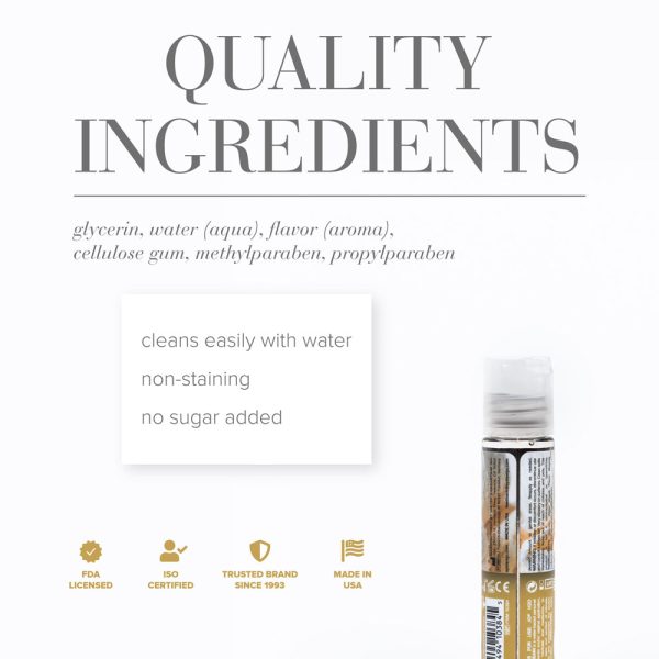 JO H2O Vanilla Cream Flavored Water-Based Lubricant 1 oz. - Image 2
