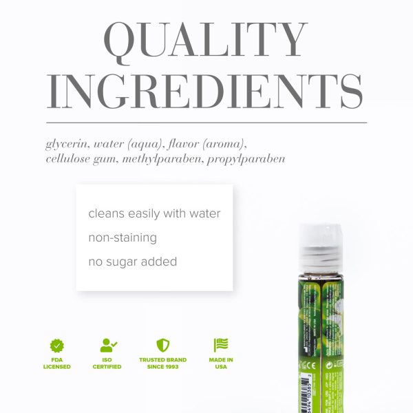 JO H2O Green Apple Delight Flavored Water-Based Lubricant 1 oz. - Image 2