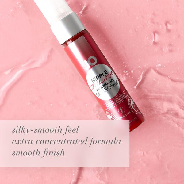 JO Nipple Titillator Arousal Gel Strawberry 1 oz. - Image 3
