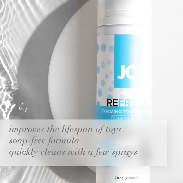 JO Refresh Foaming Toy Cleaner 1.7 oz. - Image 4