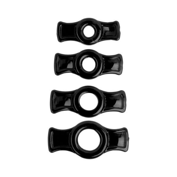 TitanMen - Cock Ring Set Black - Image 2