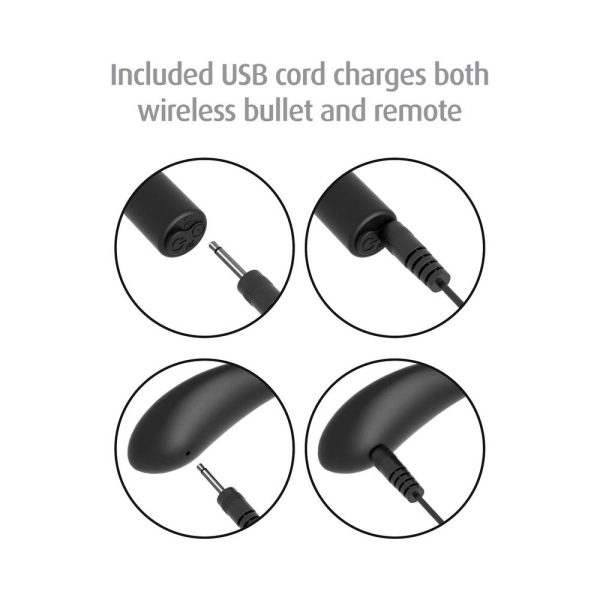 Anal Fantasy Collection Vibrating Remote Control Silicone Plug Black - Image 8