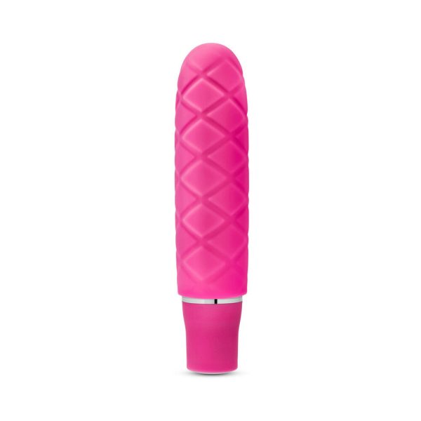 Luxe Cozi Mini Silicone Slimline Vibrator Fuchsia - Image 2