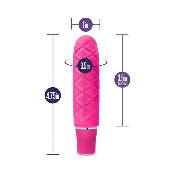 Luxe Cozi Mini Silicone Slimline Vibrator Fuchsia - Image 7