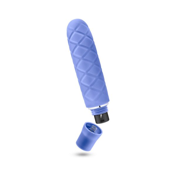 Luxe Cozi Mini Silicone Slimline Vibrator Periwinkle - Image 6
