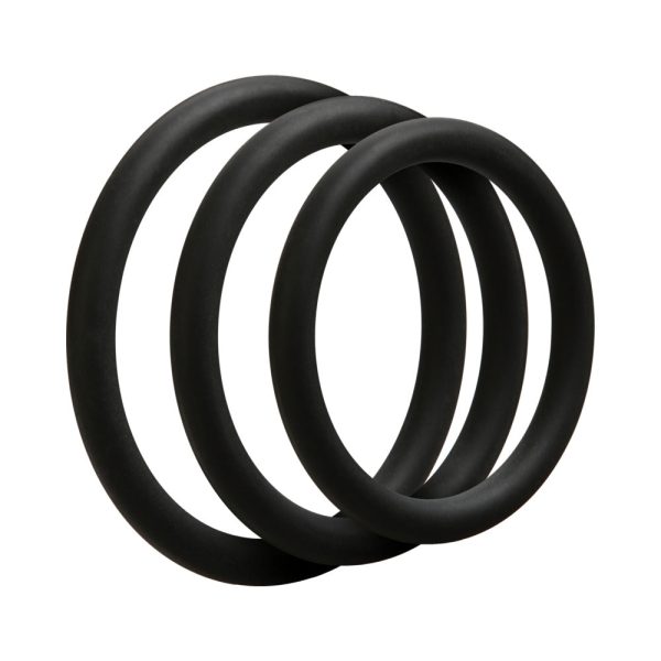 OptiMALE  3 C-Ring Set  Thin Black - Image 2