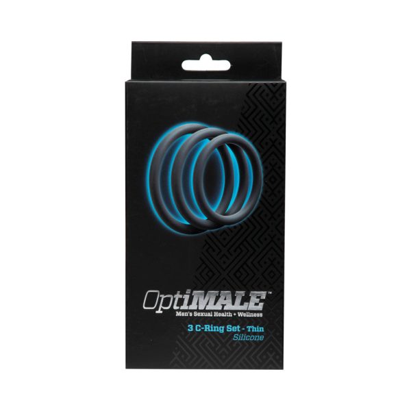 OptiMALE  3 C-Ring Set  Thin Slate - Image 3
