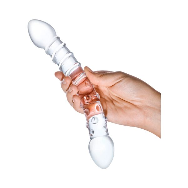 Glas 10 in. Double Trouble Glass Dildo - Image 4