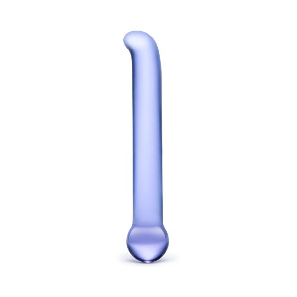 Glas 6.75 in. Purple G-Spot Tickler Glass Dildo - Image 2