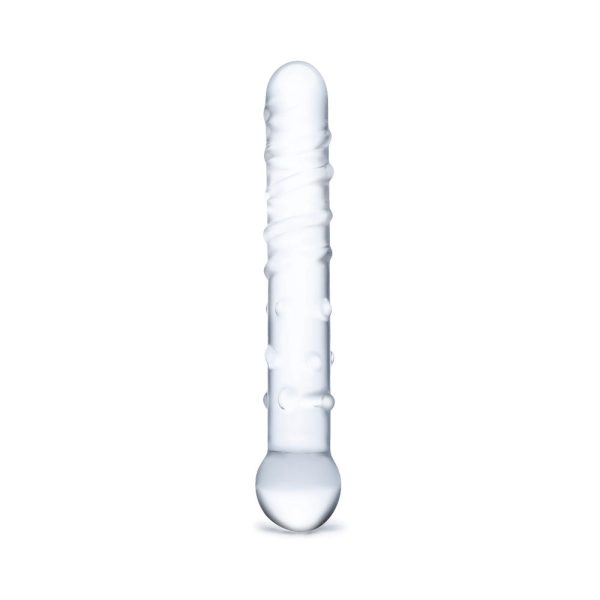 Glas 7 in. Callisto Clear Glass Dildo - Image 2