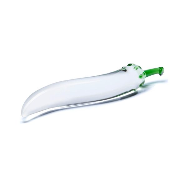 Glas 8.25 in. Glass Naturals Chili Pepper Dildo - Image 3