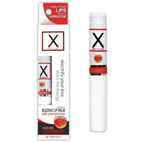 Sensuva X on the Lips Pheromone Lip Balm Strawberry - Image 3