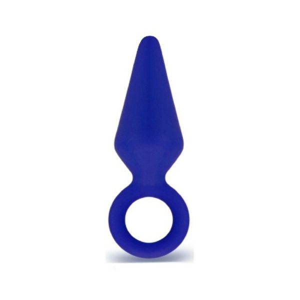 Luxe Candy Rimmer Small Silicone Anal Plug Blue - Image 2