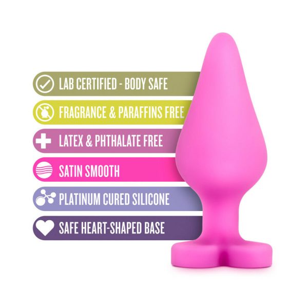 Play with Me Naughty Candy Hearts ''Be Mine'' Anal Plug Pink - Image 6