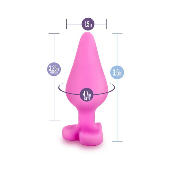 Play with Me Naughty Candy Hearts ''Be Mine'' Anal Plug Pink - Image 7