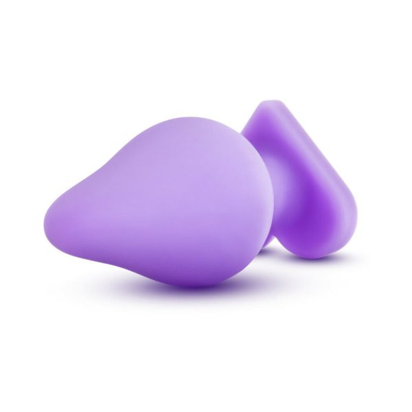 Play with Me Naughty Candy Hearts ''Do Me Now'' Anal Plug Purple - Image 4
