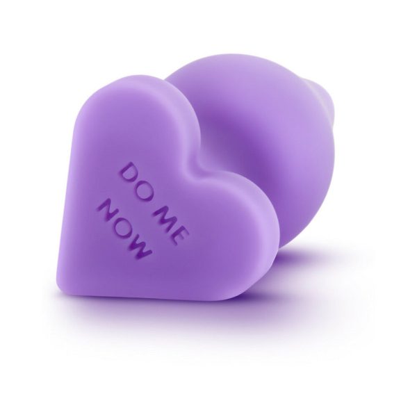 Play with Me Naughty Candy Hearts ''Do Me Now'' Anal Plug Purple - Image 5