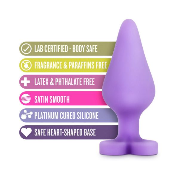 Play with Me Naughty Candy Hearts ''Do Me Now'' Anal Plug Purple - Image 6