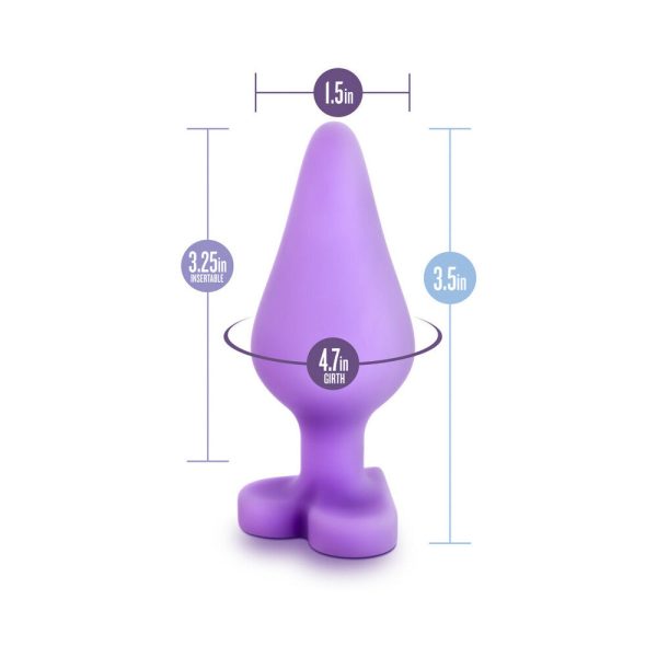 Play with Me Naughty Candy Hearts ''Do Me Now'' Anal Plug Purple - Image 7