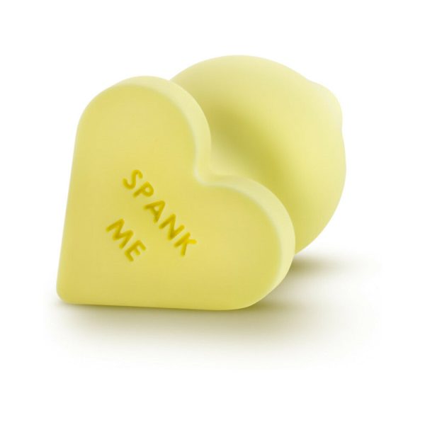 Play with Me Naughty Candy Hearts ''Spank Me'' Anal Plug Yellow - Image 5