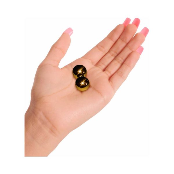 Fetish Fantasy Gold Ben Wa Balls Gold - Image 3