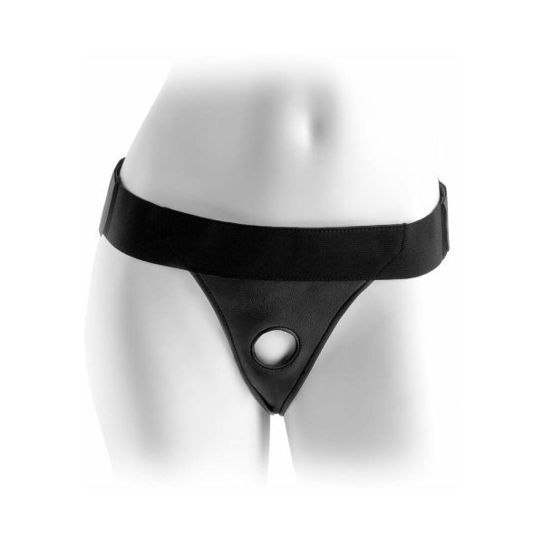 Fetish Fantasy Series Velcro Crotchless Harness Black - Image 2