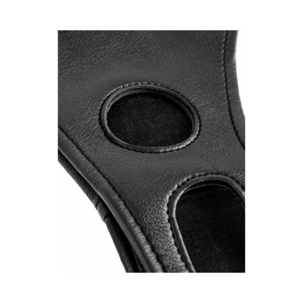 Fetish Fantasy Series Velcro Crotchless Harness Black - Image 5