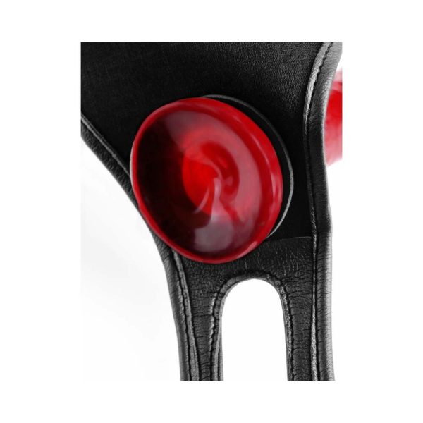 Fetish Fantasy Series Velcro Crotchless Harness Black - Image 7