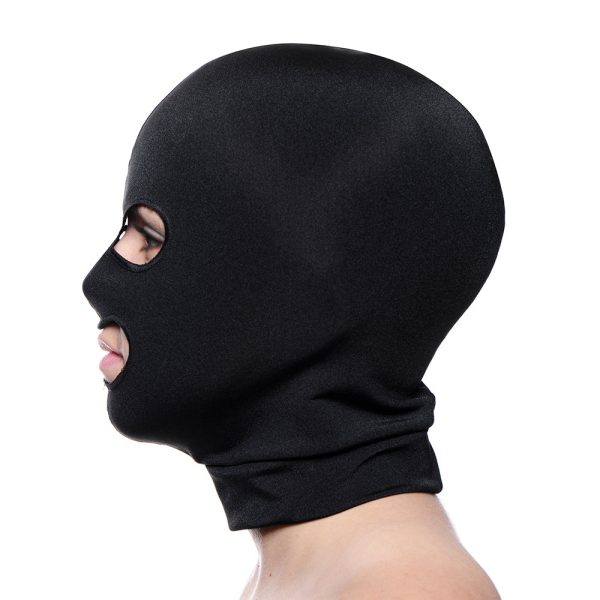 Master Series Facade Spandex Hood with Eye and Mouth Holes Black - Image 4