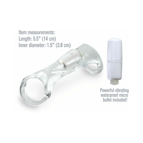 Fantasy X-tensions Vibrating Cock Sling Clear - Image 4