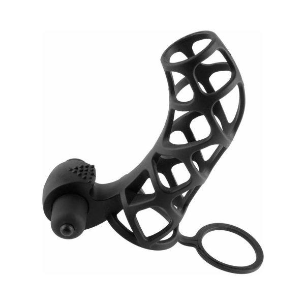 Fantasy X-tensions Vibrating Extreme Silicone Power Cage Black - Image 2