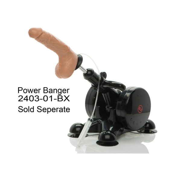 Bust It Squirting Realistic Cock White w/1oz Nut Butter - Image 4