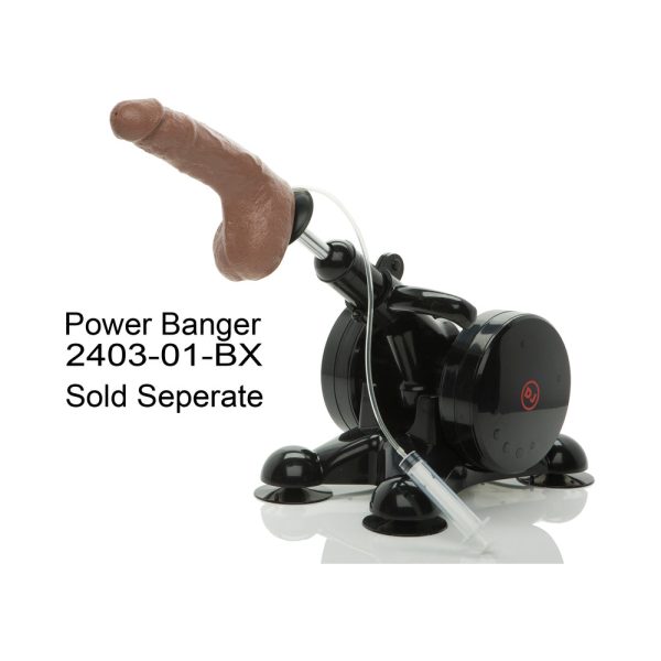 Bust It Squirting Realistic Cock Brown w/1oz Nut Butter - Image 4