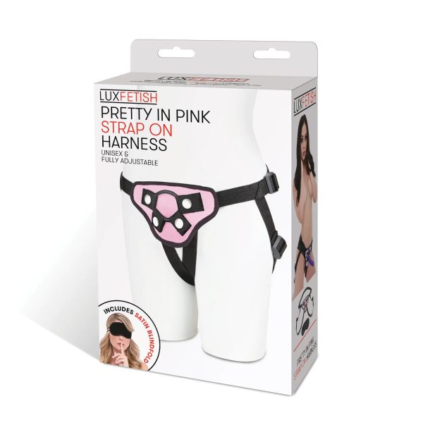 Lux Fetish Pretty in Pink Strap-On Harness - Image 9