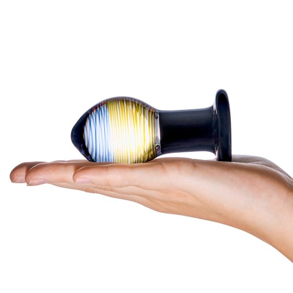 Glas 3.5 in. Galileo Glass Butt Plug - Image 5