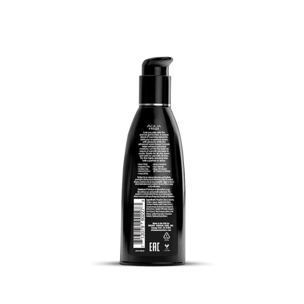 Wicked Aqua Heat Water-Based Warming Lubricant 2 oz. - Image 2