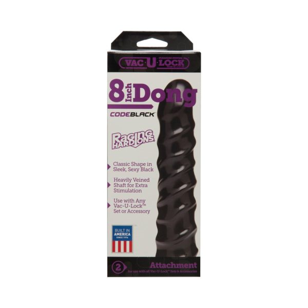 Vac-U-Lock - 8in Dong - Raging Hard-Ons CODEBLACK - Image 3